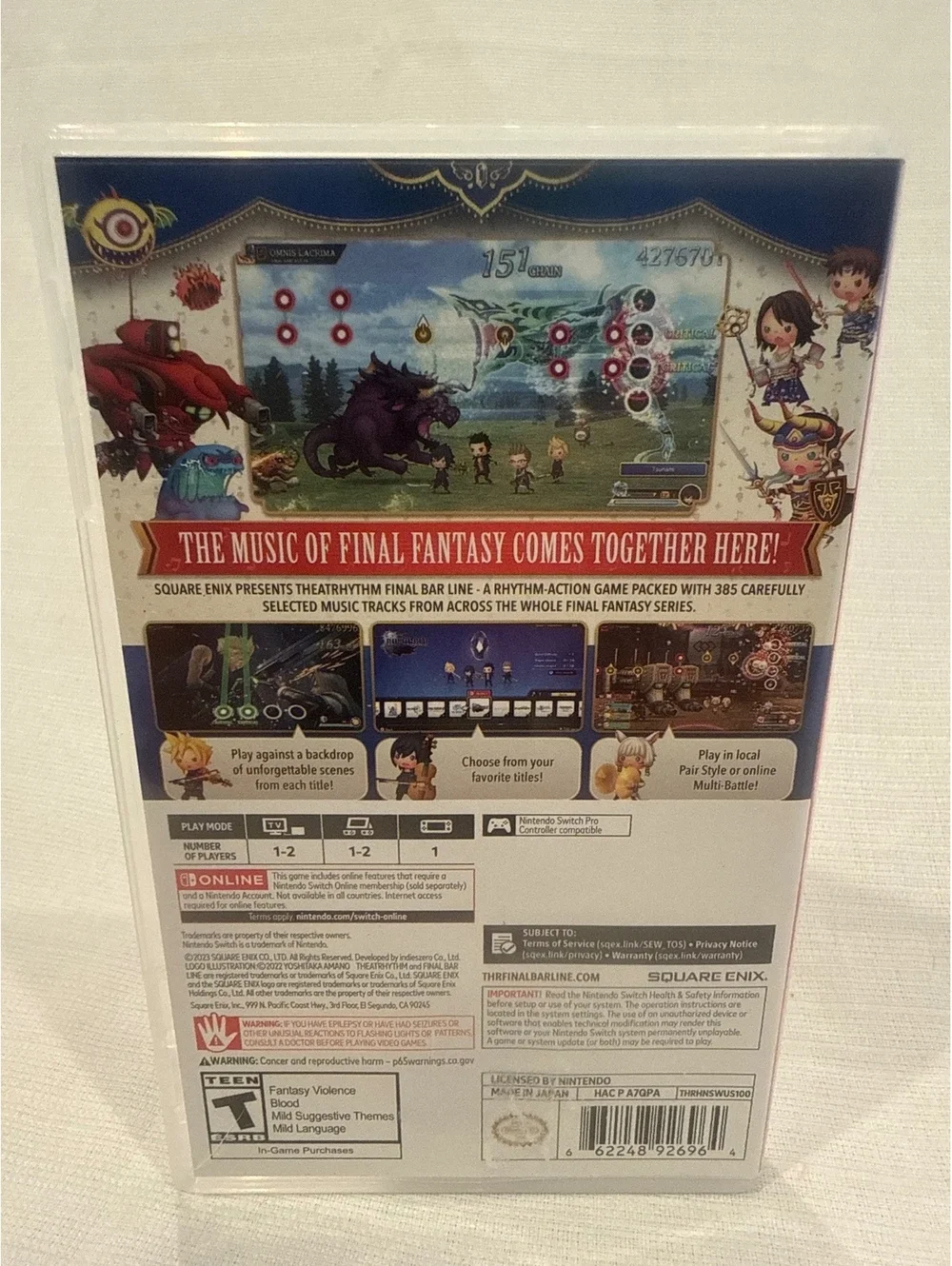 Theatrhythm Final Bar Line - Nintendo Switch Game